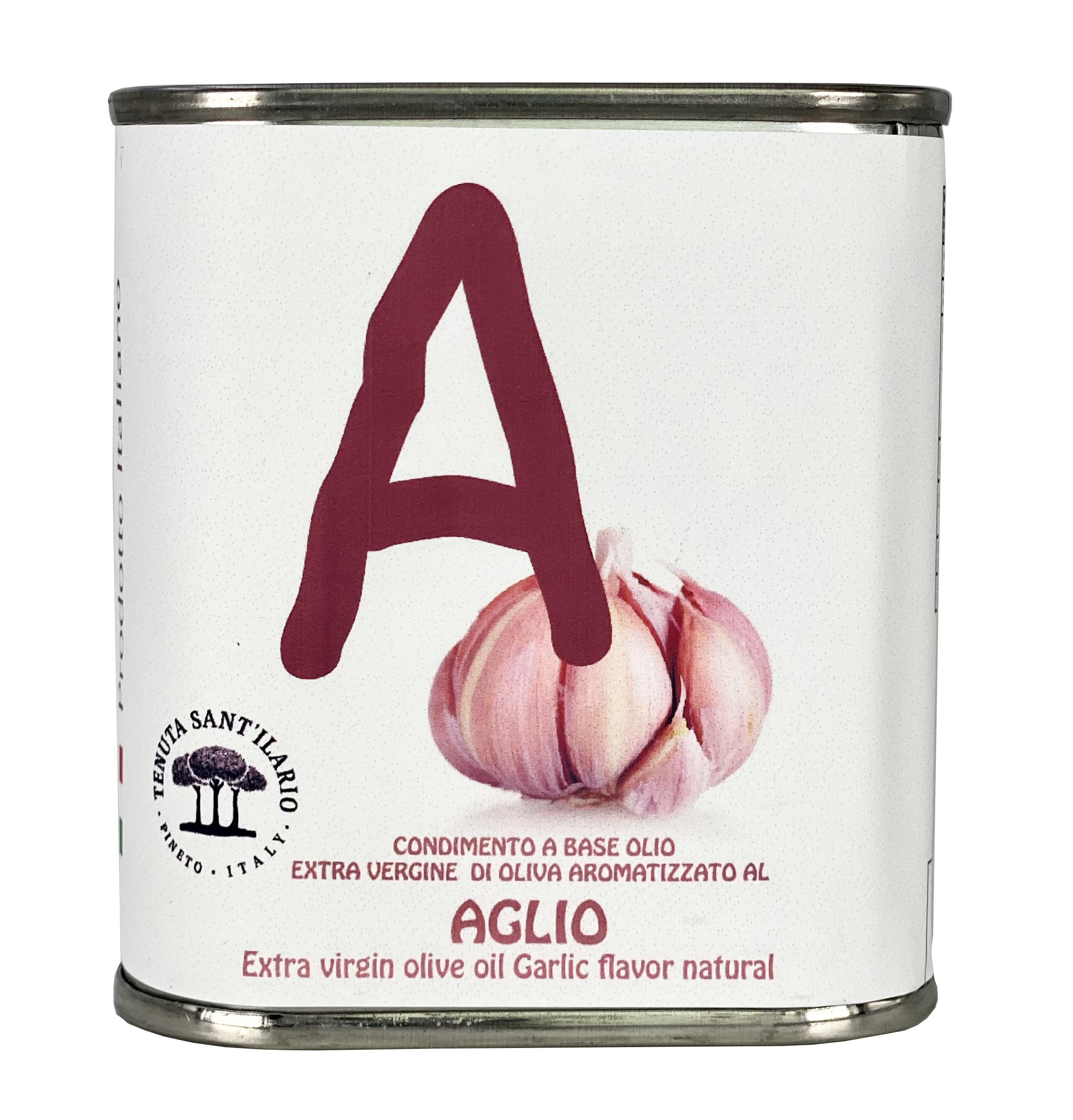 TENUTA SANT'ILARIO – wholesale Olivolja – Modern plåtbok med 18 stycken 100 ml smaksatta oljor14