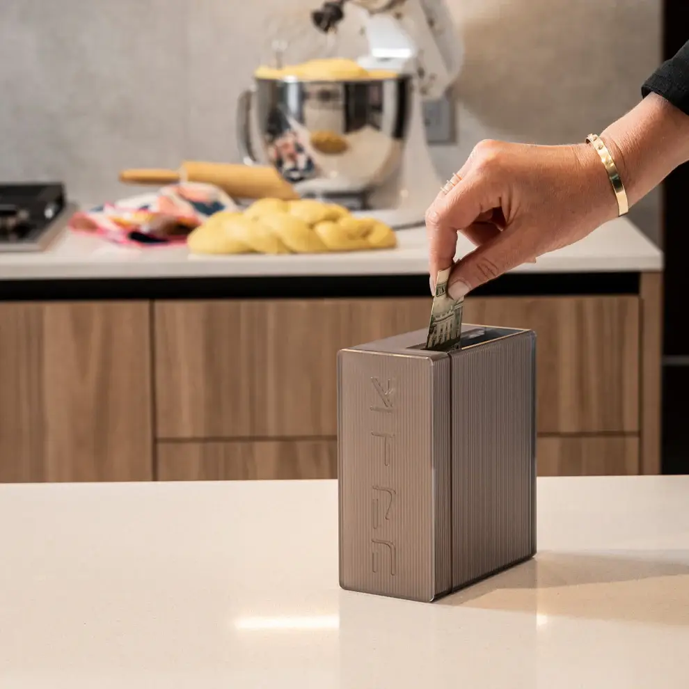 Apeloig Collection - Wholesale Decorative Box - Tzedakah Box Smoke5