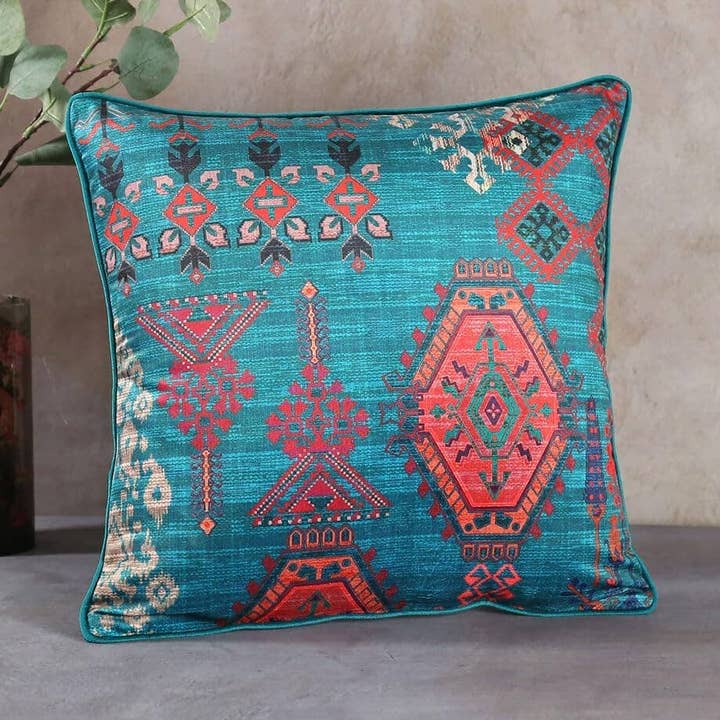 Förtrollande Mirage 12 x 12 sammet kuddfodral för wholesale av India Circus