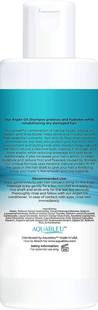 Aquableu - Wholesale Hair Shampoo - Argan Oil Shampoo 8oz1