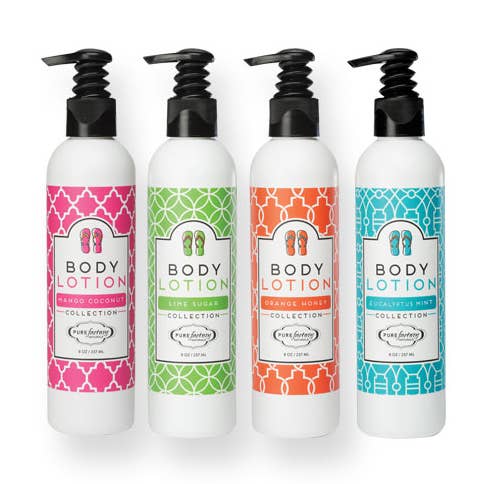Body Lotions Dozen 8 oz - 12 pieces - 3 of 4 fragrances for wholesale by PUREfactory Naturals