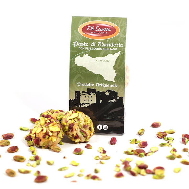 Emporio Sicilia - Wholesale Cookie - Almond Pastries with Pistachios - F.lli Scimeca Pasticceria