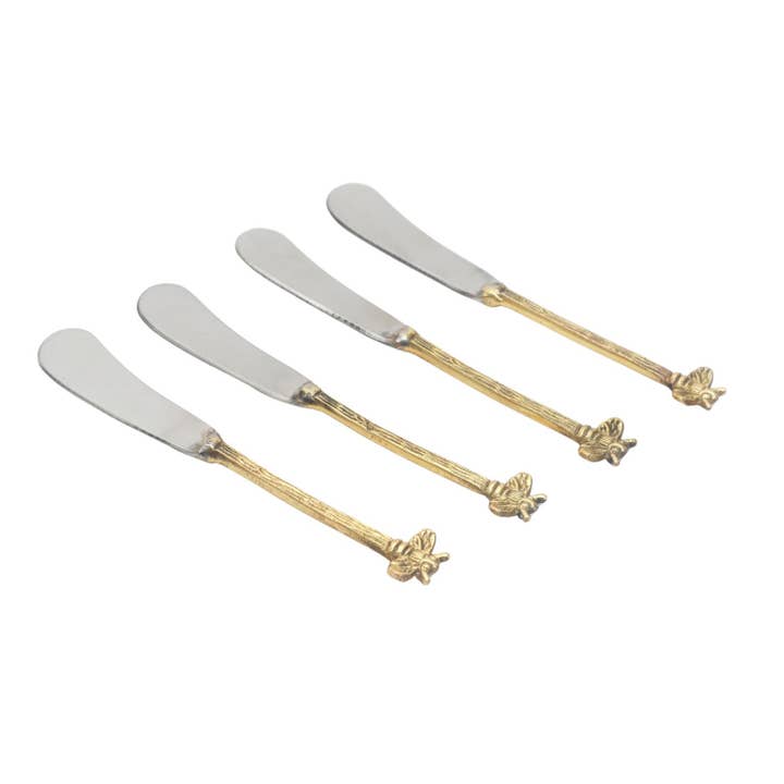 Guld Bispredare, Set om 4 för wholesale av India Handicrafts Inc