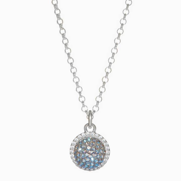 Solstice Sparkle Ball™ Halo Necklace Pendant for wholesale by Hillberg & Berk