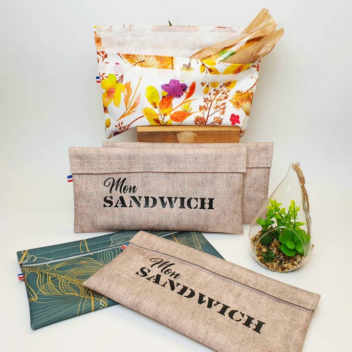 Bolsa para sándwich lavable y reutilizable para venta al por mayor de Les Ateliers d’Éliléa