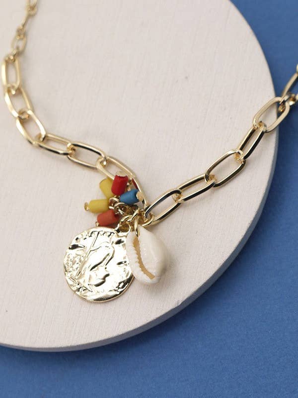 Collier de perles colorées | 260191334 pour la vente par JOSSLYN by wall to wall