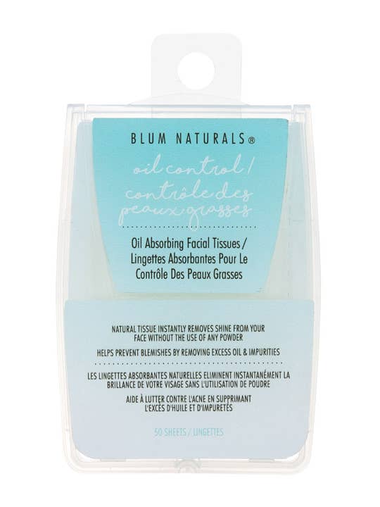 Mouchoirs en papier absorbant l'huile Blum - 50 feuilles pour la vente par Blum Naturals