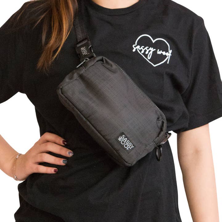 Baby Got Black Woof Pack (Bag Only) for wholesale by SASSY WOOF