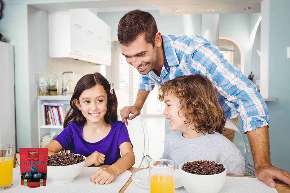 Next Organics - Wholesale Chocolate Covered Sweets - Dark Chocolate Blueberries 3 oz2