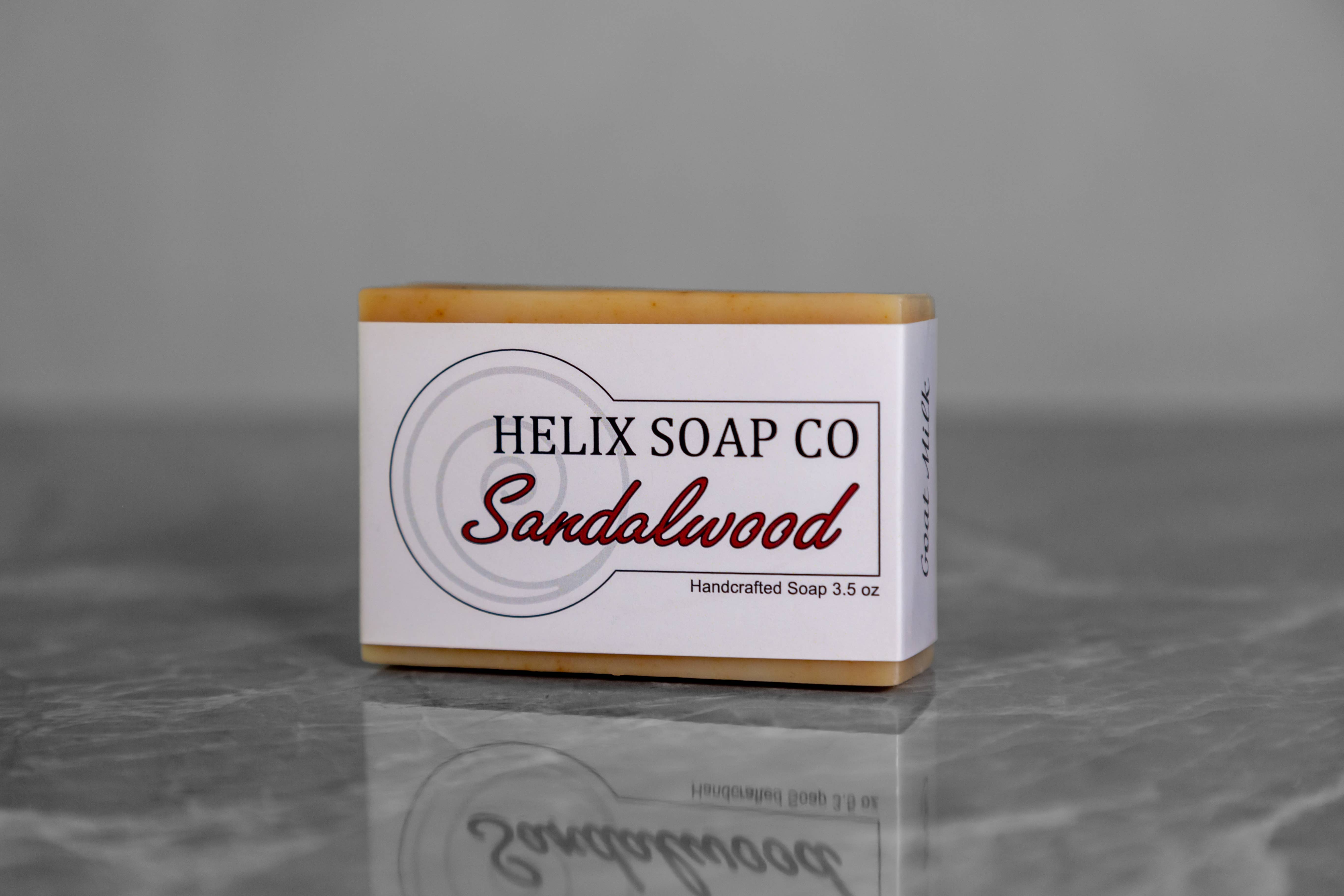 Helix Soap Co - Wholesale Bar Soap - Sandalwood Goat Milk Soap
