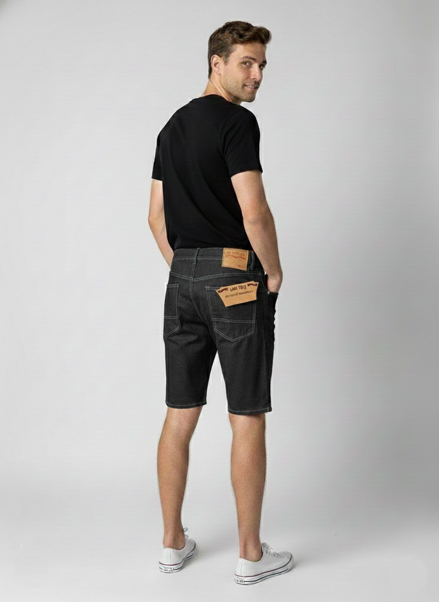 Lime Tree Clothing Inc. – Engroshandel Shorts – Mænd – Lime Tree Denim shorts med lige pasform – Jorts til mænd1