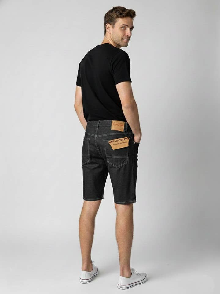 Lime Tree Clothing Inc. – Engroshandel Shorts – Mænd – Lime Tree Denim shorts med lige pasform – Jorts til mænd1