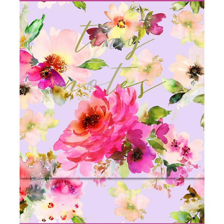 Robert Frederick Ltd - Wholesale Notepad - Mini Notepad - Lilac Bloom 'Tiny Notes'