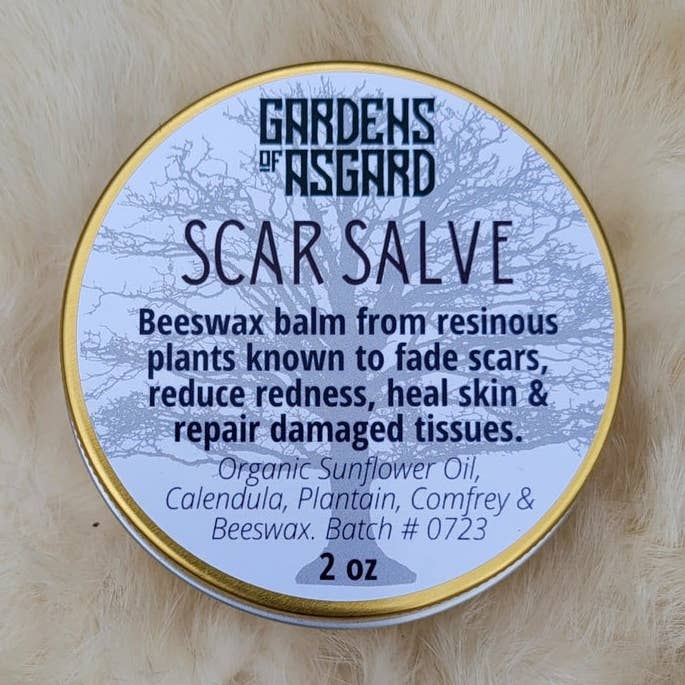 Scar Salve :: Beeswax Salve for wholesale by Gardens of Asgard