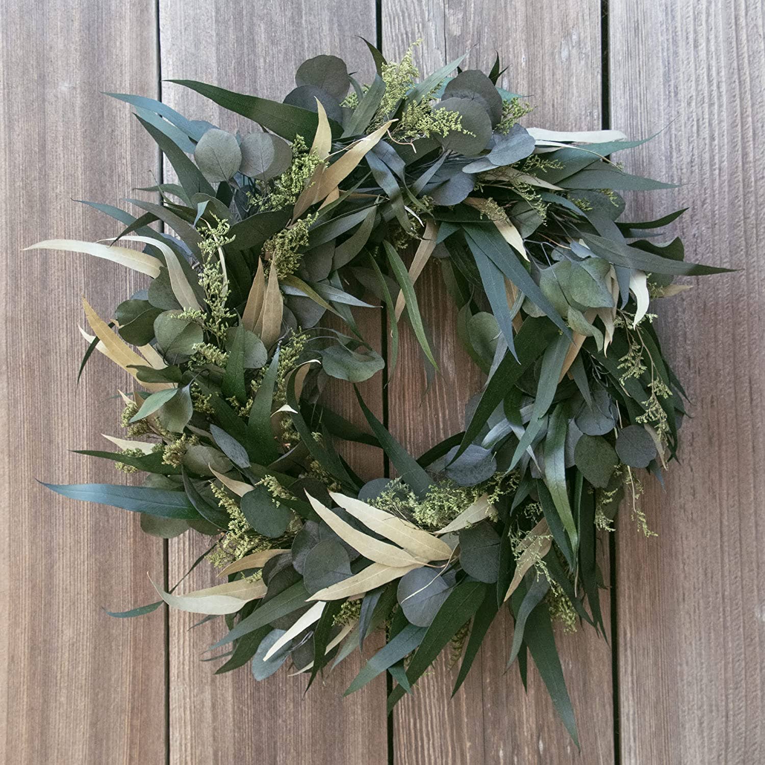 Andaluca - Vente Couronne - Couronne d’eucalyptus saule et eucalyptus Silver Dollar1