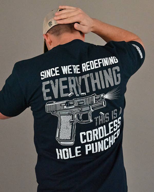 Navy Cordless Hole Puncher for wholesale on Faire2