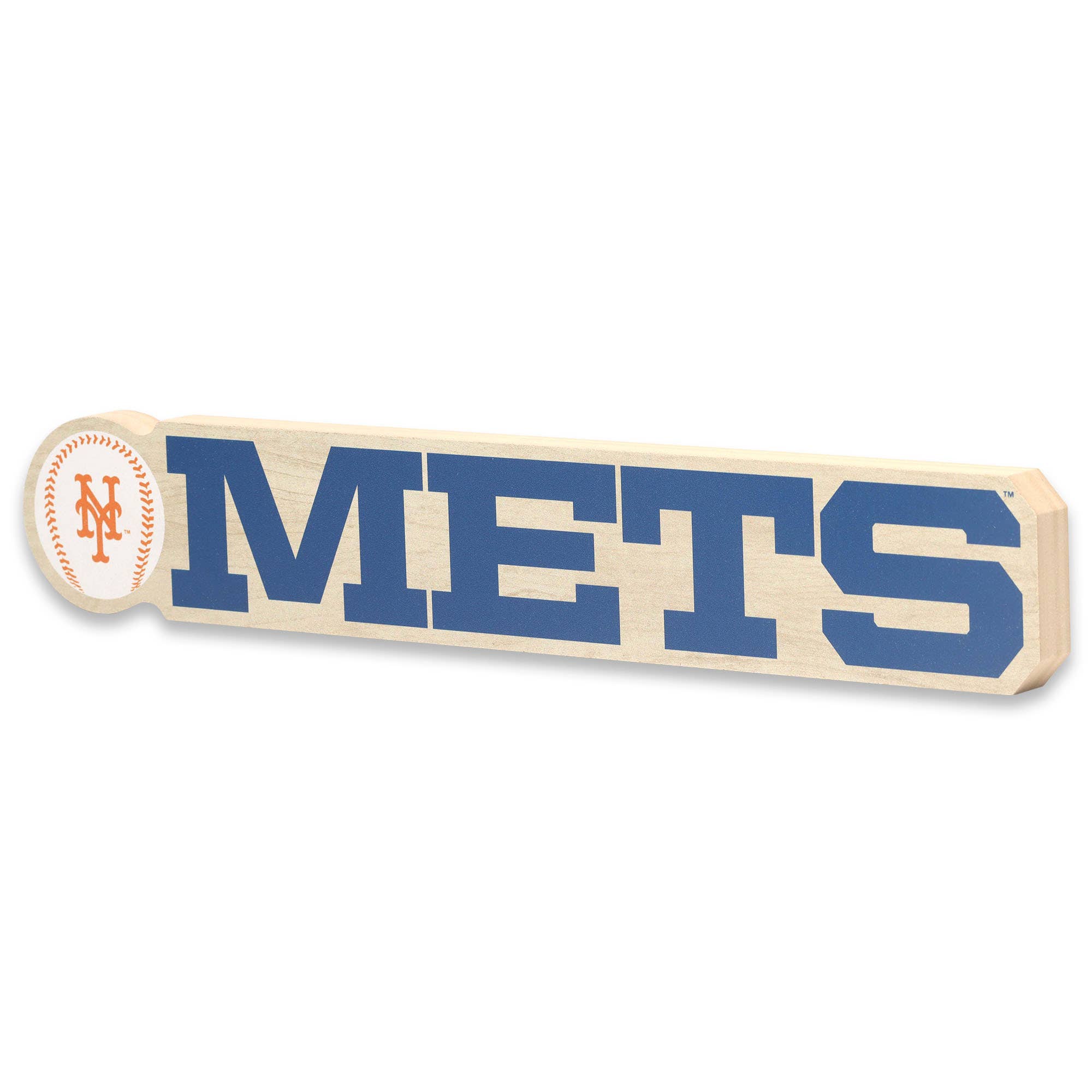 Open Road Brands, LLC - Wholesale Decorative Tabletop Object - New York Mets Team Spirit Logo Decor1