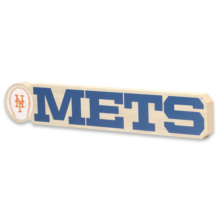 Open Road Brands, LLC - Wholesale Decorative Tabletop Object - New York Mets Team Spirit Logo Decor1