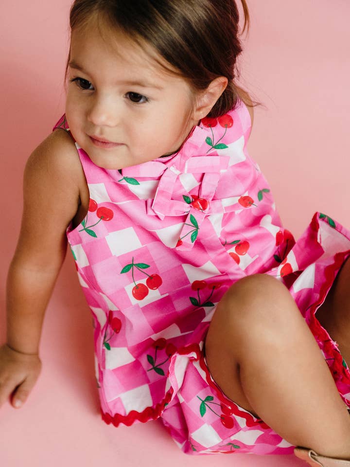 GINGHAM MARY SHORT & TOP SET for wholesale on Faire3