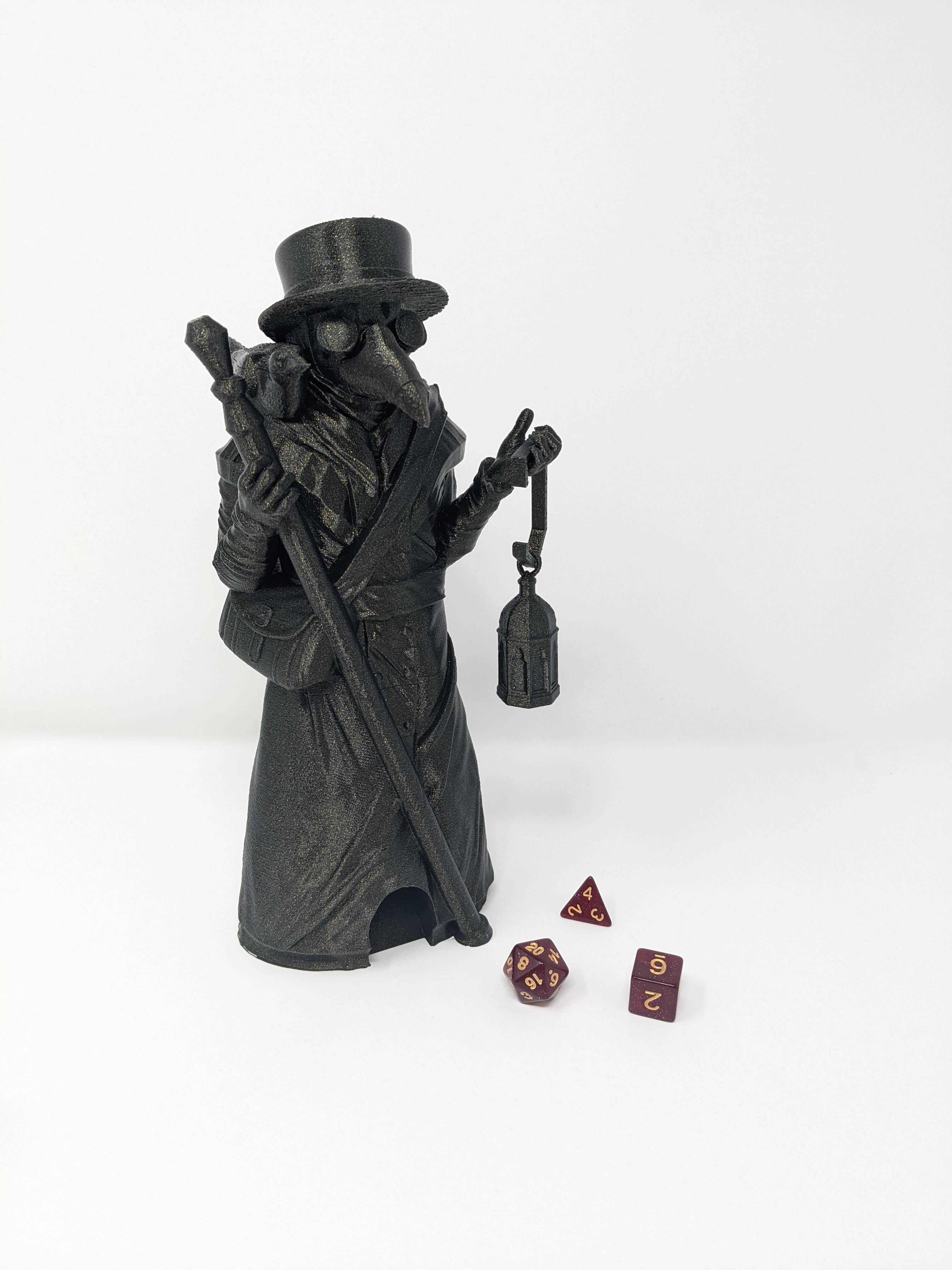 Giant Turtle Creations - Wholesale Dice - Plague Doctor Dice Tower - Dice Roller2