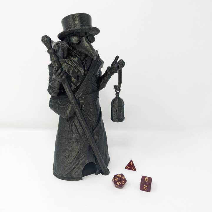 Giant Turtle Creations - Wholesale Dice - Plague Doctor Dice Tower - Dice Roller2