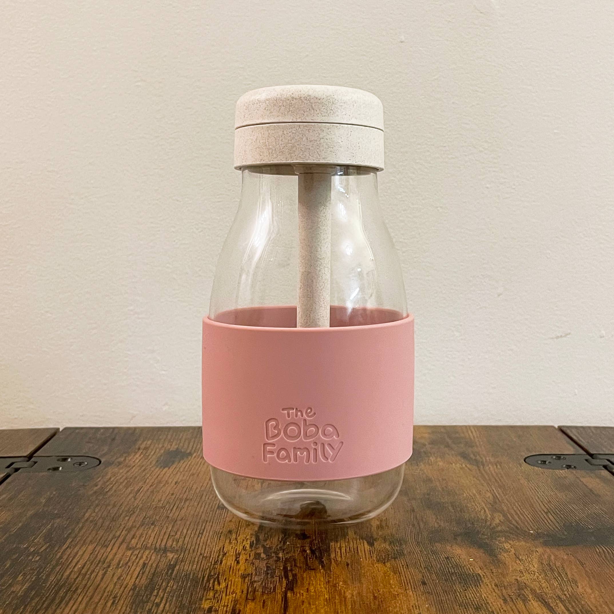The Boba Family - Wholesale Drinking Glass/Cup - Reusable boba bottle0