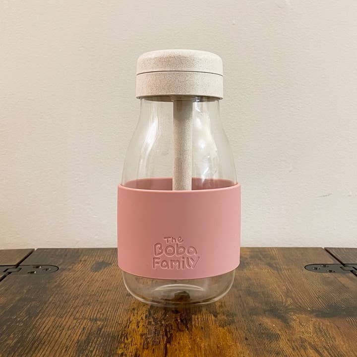 The Boba Family - Wholesale Drinking Glass/Cup - Reusable boba bottle