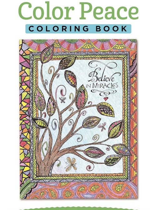 Color Peace Coloring Book - Take Along Faithful Designs for wholesale by Fox Chapel Publishing