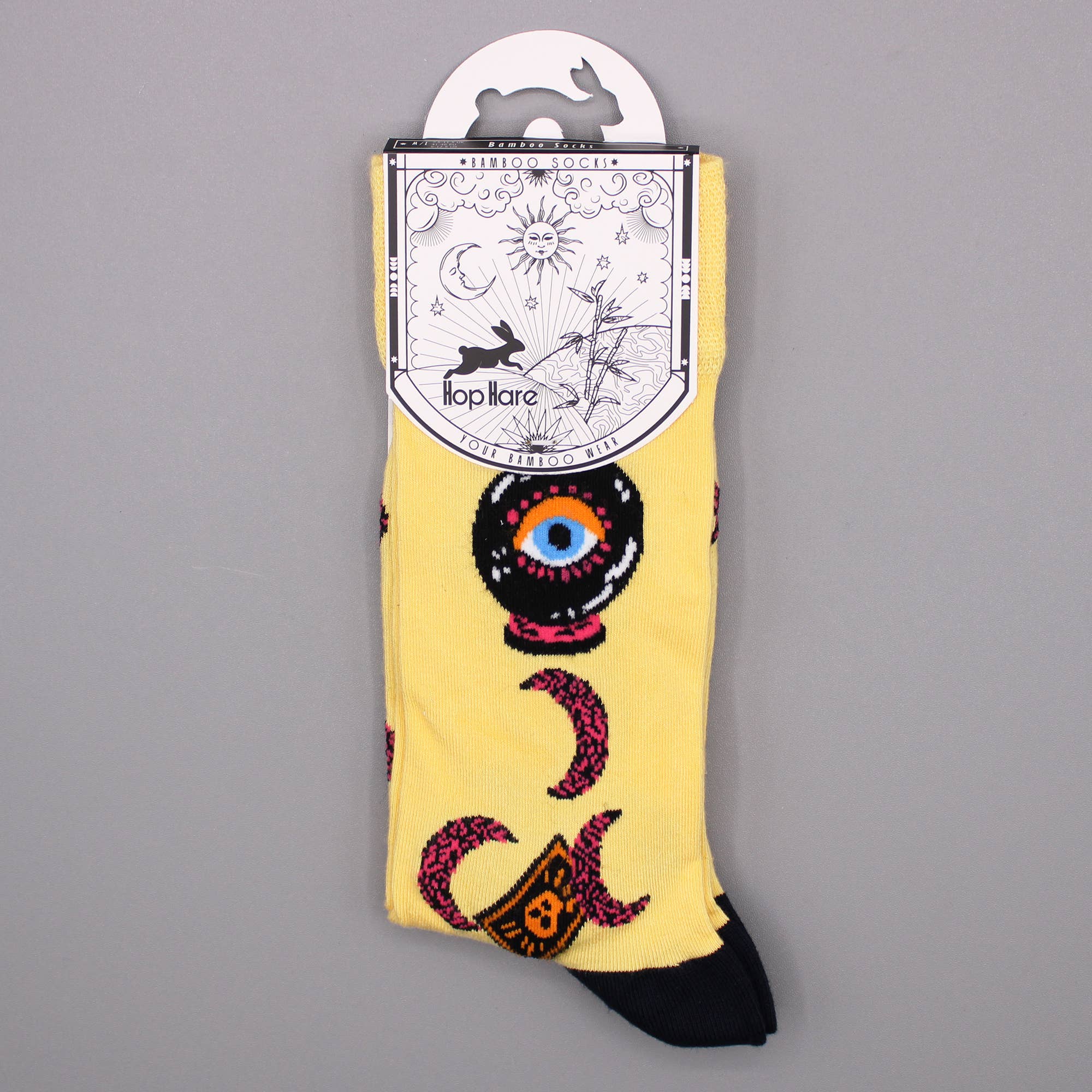 AW Artisan - Wholesale Socks - Unisex - Hop Hare Bamboo Socks (M/L) - Tarot Cards1