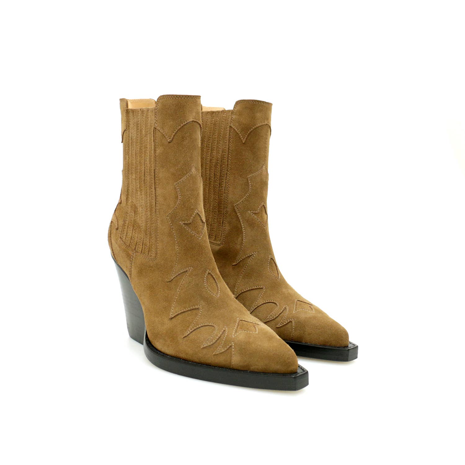 Catarina Martins - Wholesale Booties - Women's - CHELSEA BOOT: DEMI BROWN SUEDE1