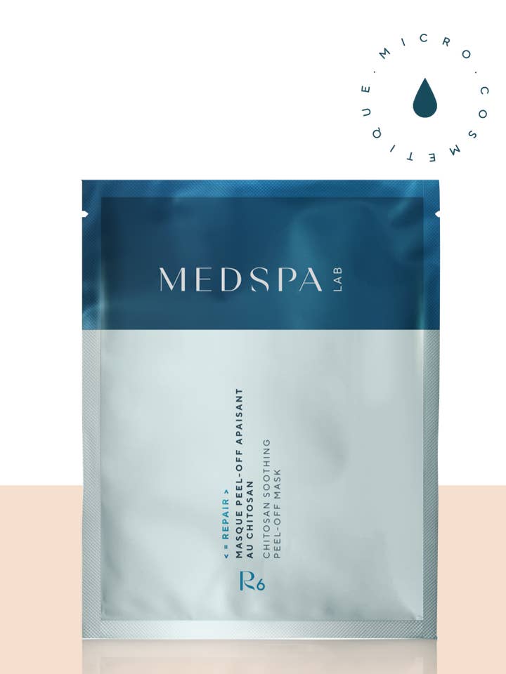 R6 Chitosan soothing peel-off mask for wholesale by Medspa Laboratoires