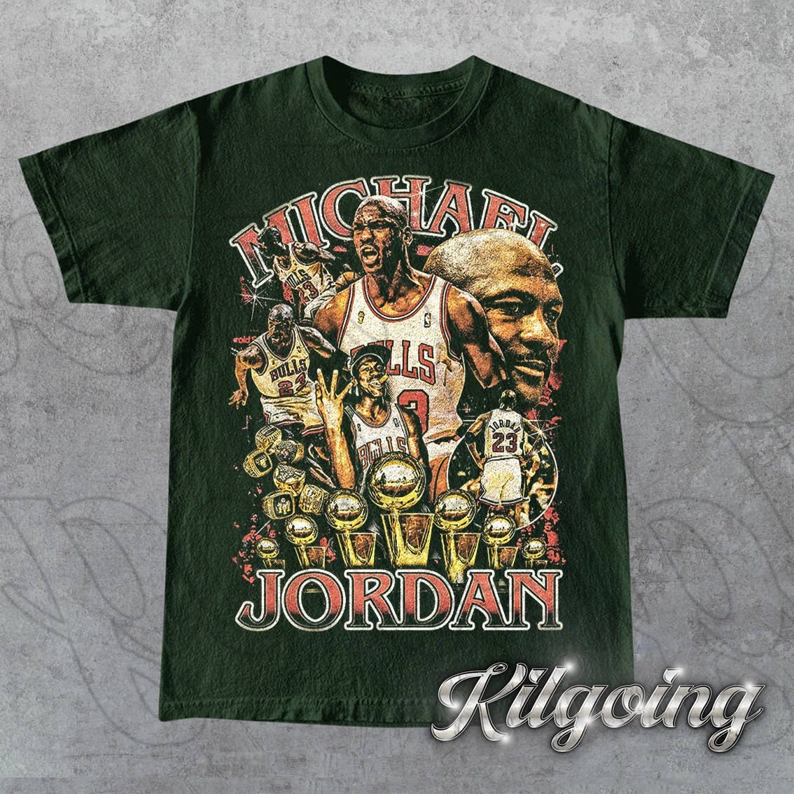 TheKingShirt - Wholesale Screen Printed T-Shirt - Unisex - Limited Michael Jordan Vintage 90s Unisex T-Shirt0