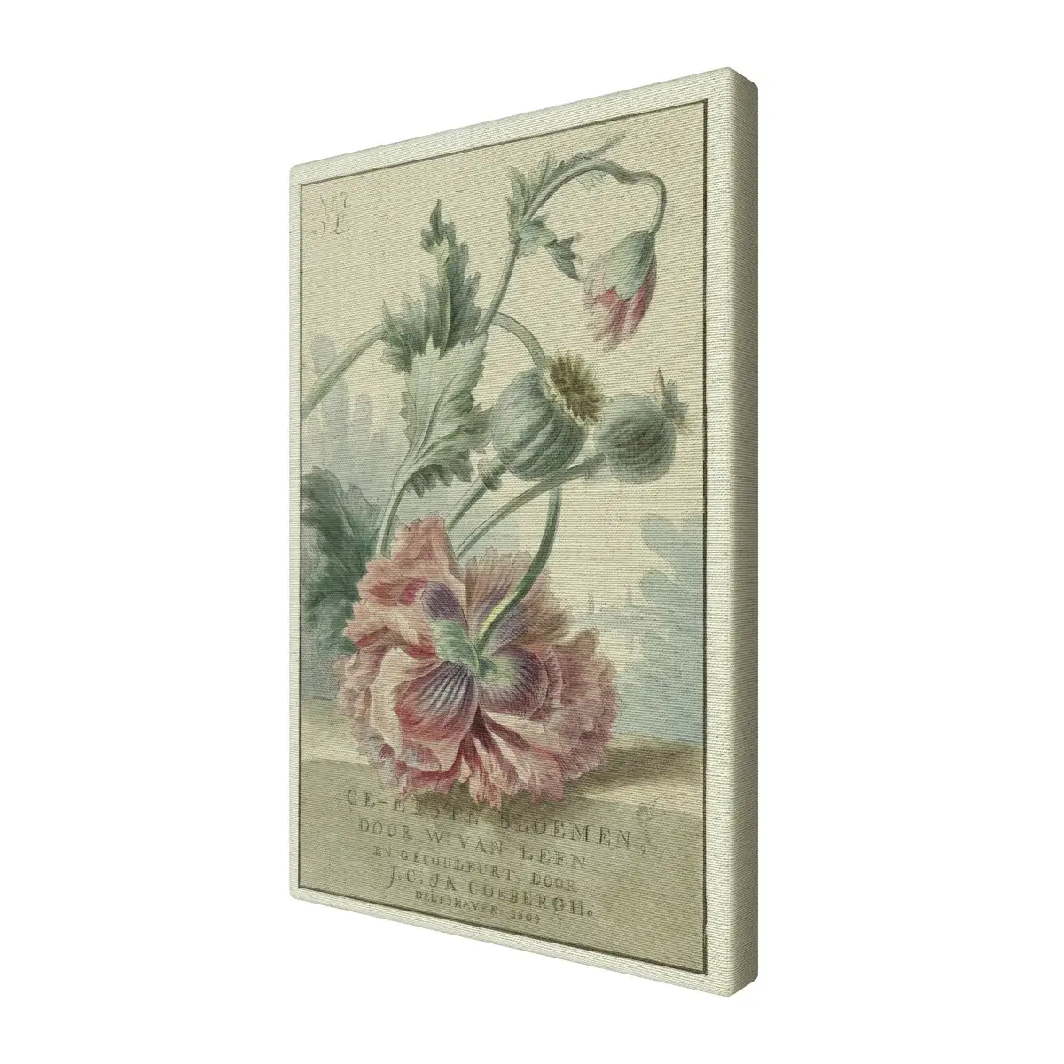 SPLASHWORKS - Vente Affiche d'art - No 7 Flower Ad - Art mural imprimé sur tissu1