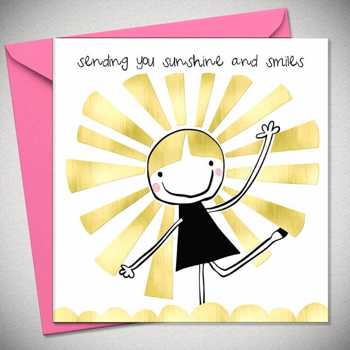 sending you sunshine and smiles (GG12) for wholesale by Bexy Boo Ltd