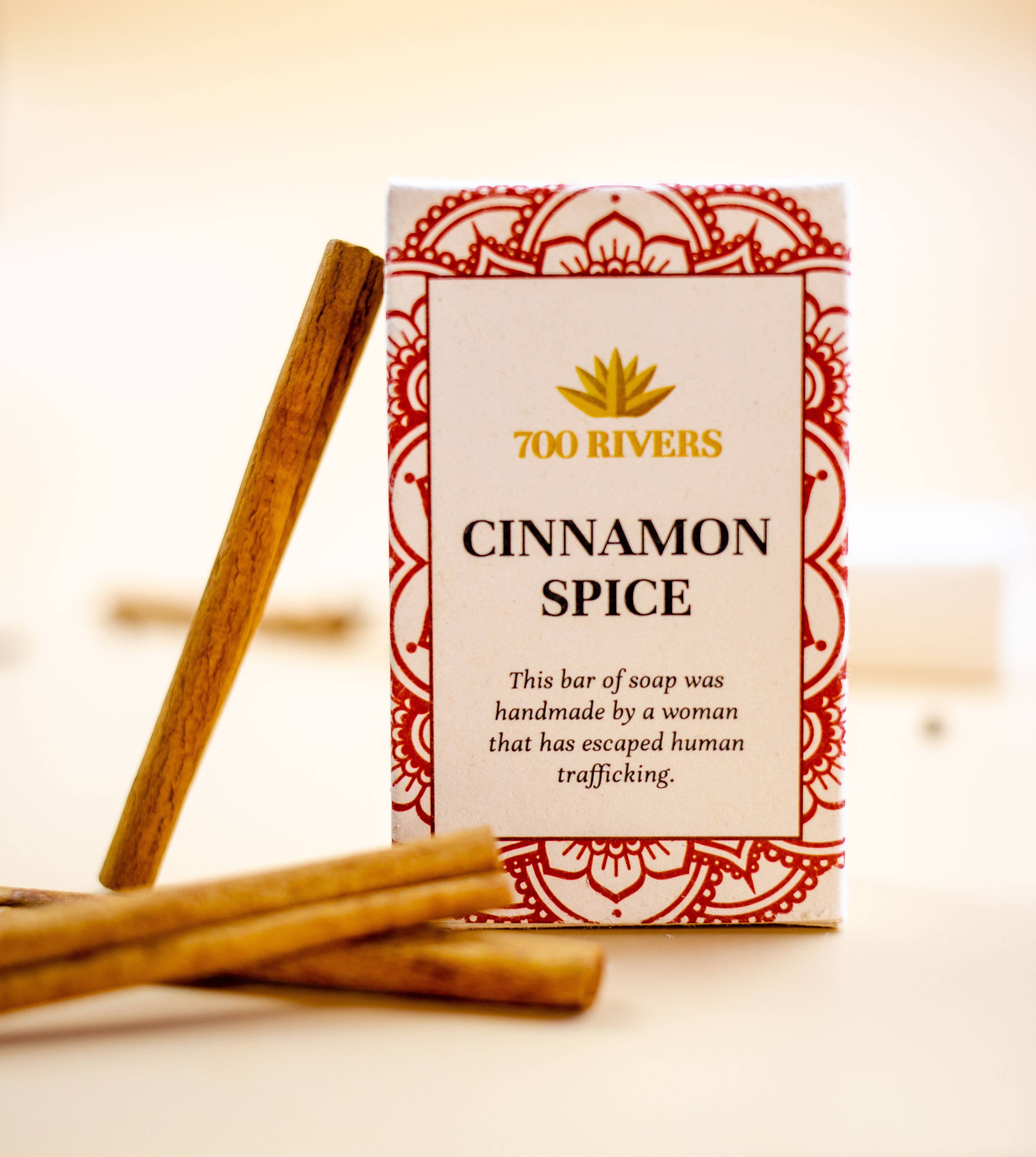 700 Rivers - Wholesale Bar Soap - Cinnamon Spice Soap Bar | Holiday Gift | Stocking Stuffer3