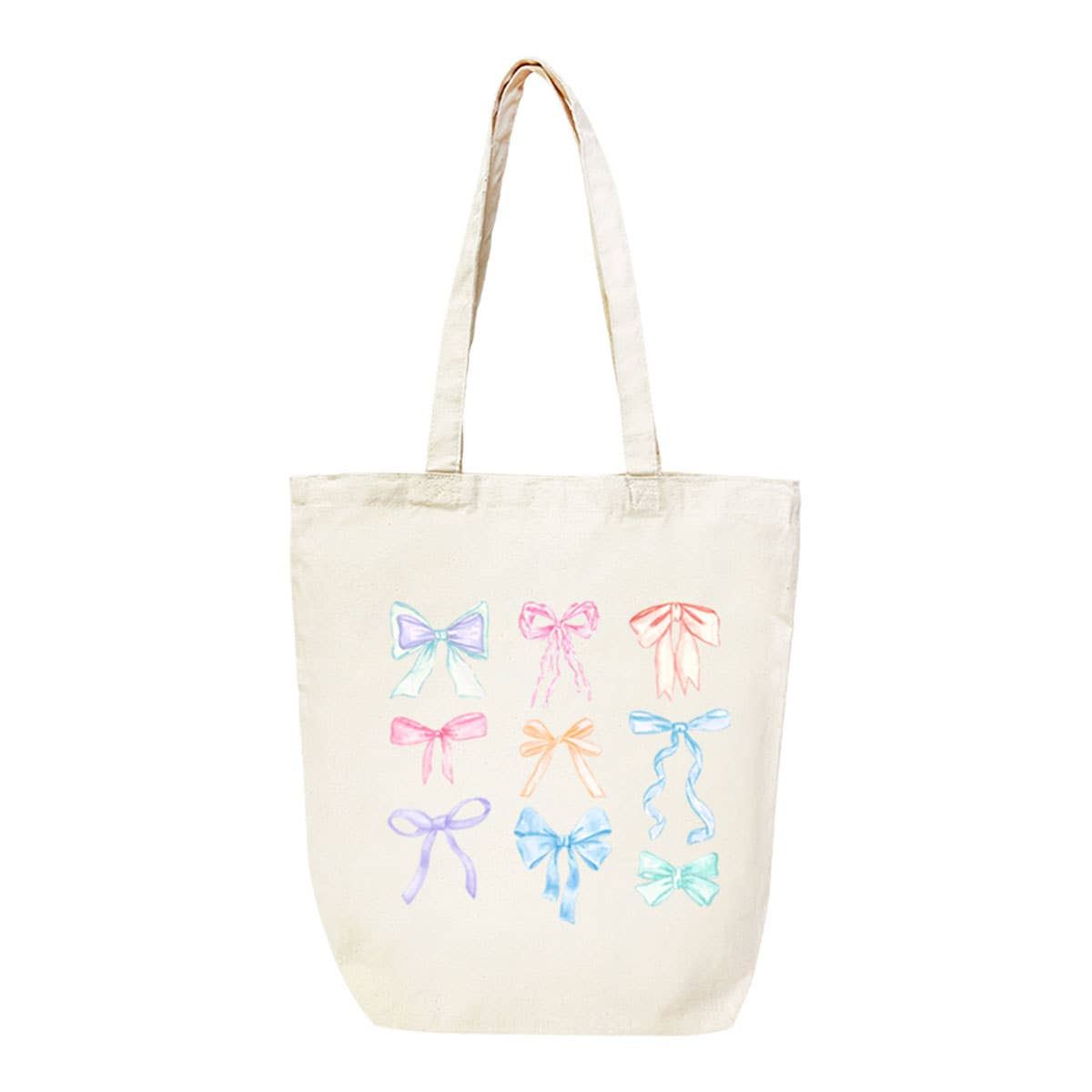 Viv&Lou - Wholesale Tote Bag - Women's - Darling Bow Canvas Tote2