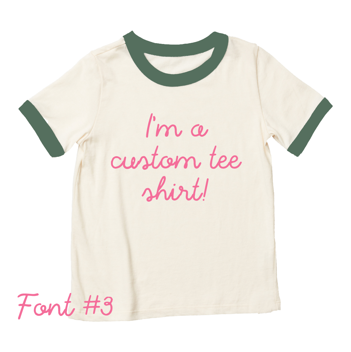 Polished Prints – wholesale T-shirt - Barn – Tomma barntröjor - Brun ringer - Vintage barntröjor4