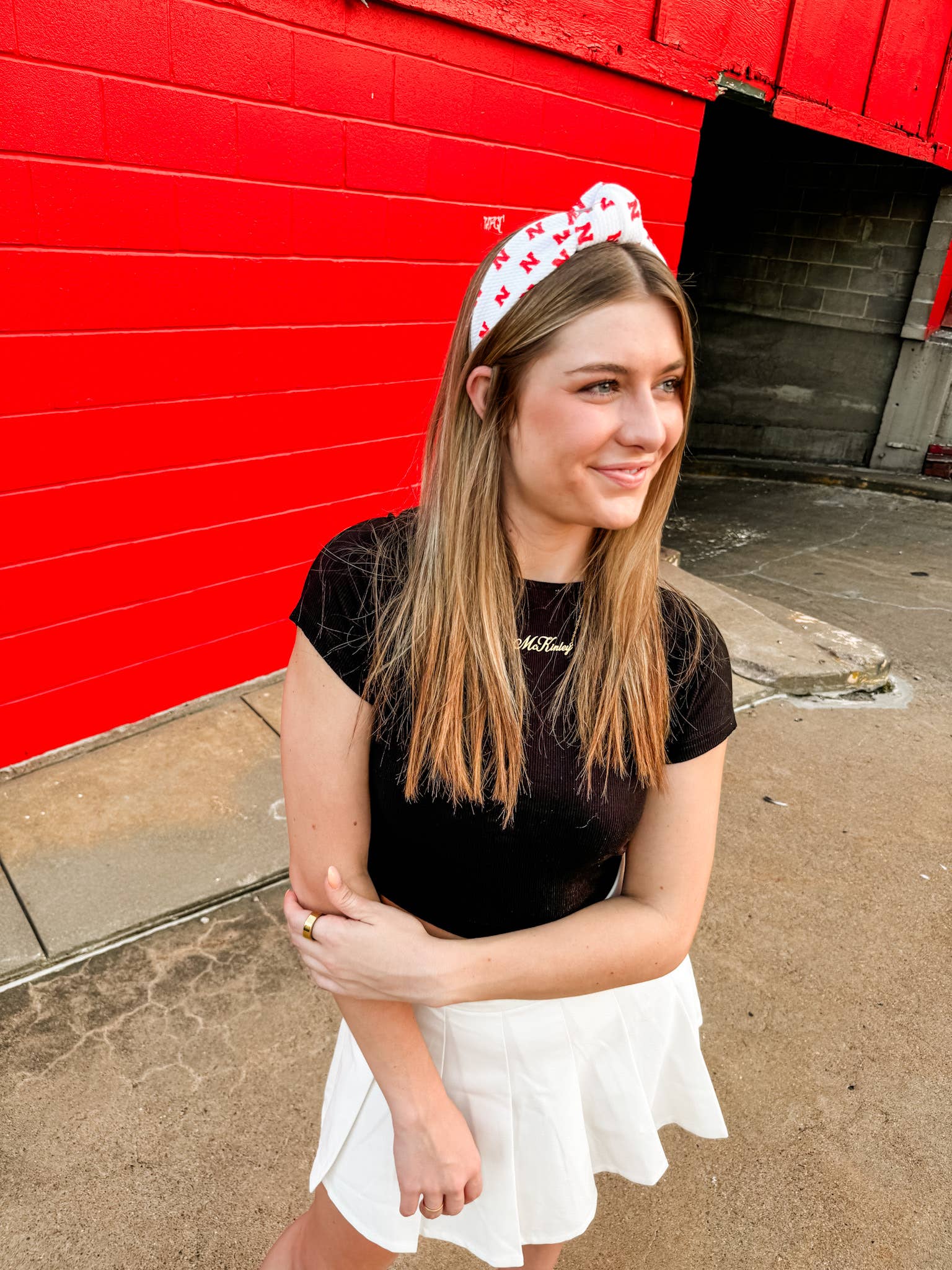 Ruby Red Threads - Wholesale Fashion Headband - Women's - "N" Printed Structured Headband5