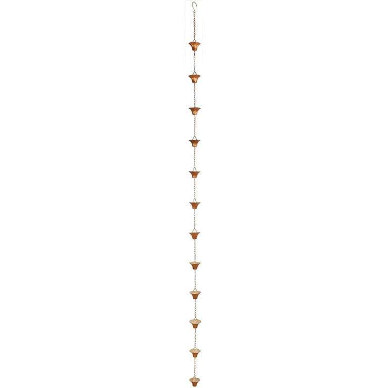 Esschert Design USA - Wholesale Wind Chime - Copper Plated Rain Chain, Iron0
