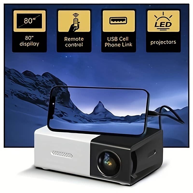 Shop Celino - Wholesale Portable Projector - Kids - Bright 3000+ Lumen HD Mini Projector – Portable 3D-Ready7