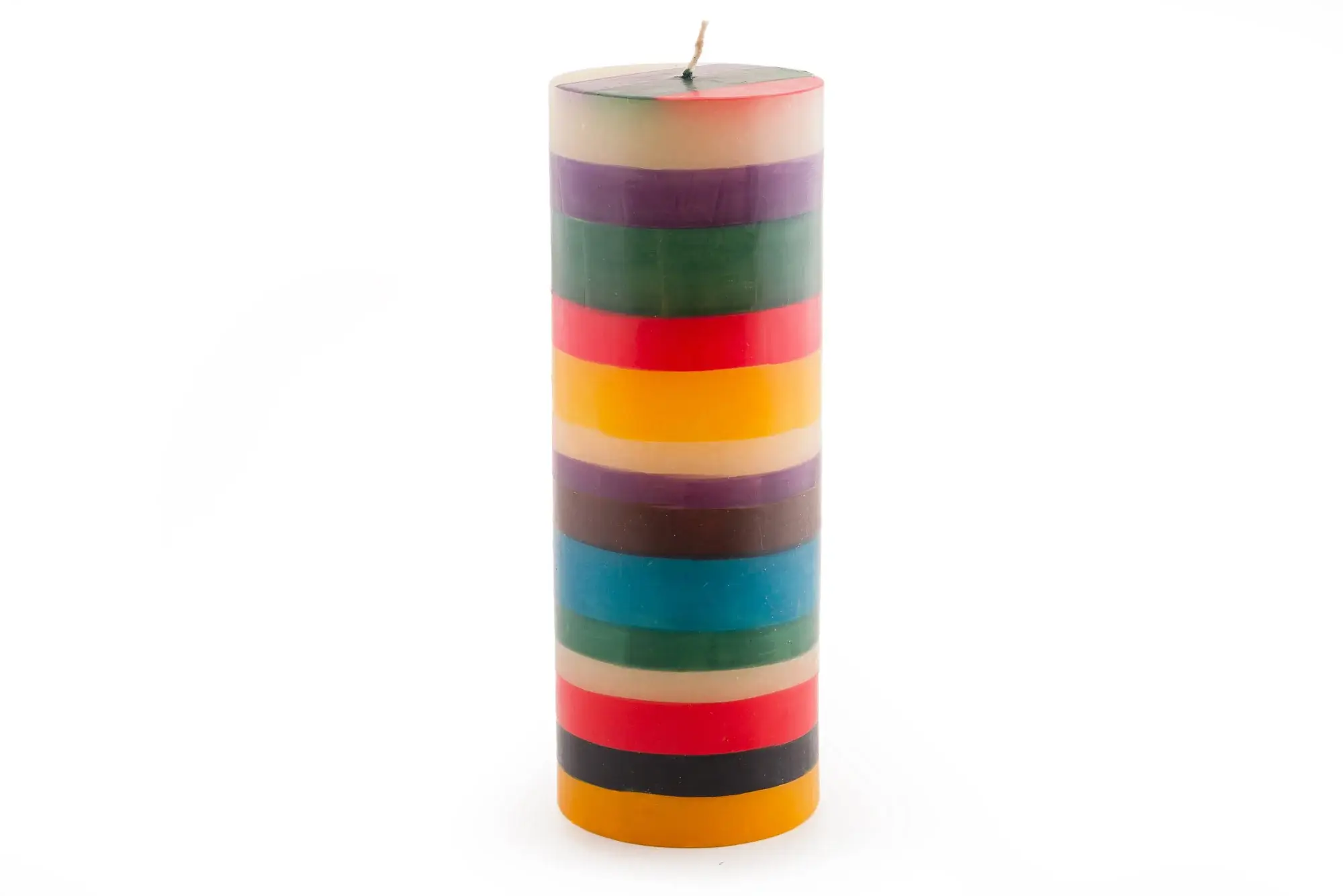 Thumbprint Artifacts - Wholesale Tapered Candle/Candlestick - Memphis Stripe Candle4