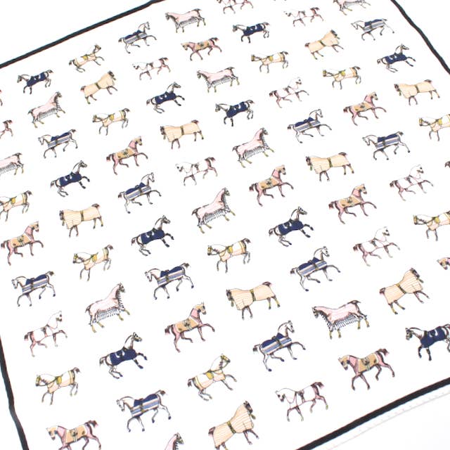 Pretty Persuasions - Wholesale Scarf - Women's - S25089 Horses Square Scarf (21"x21")13