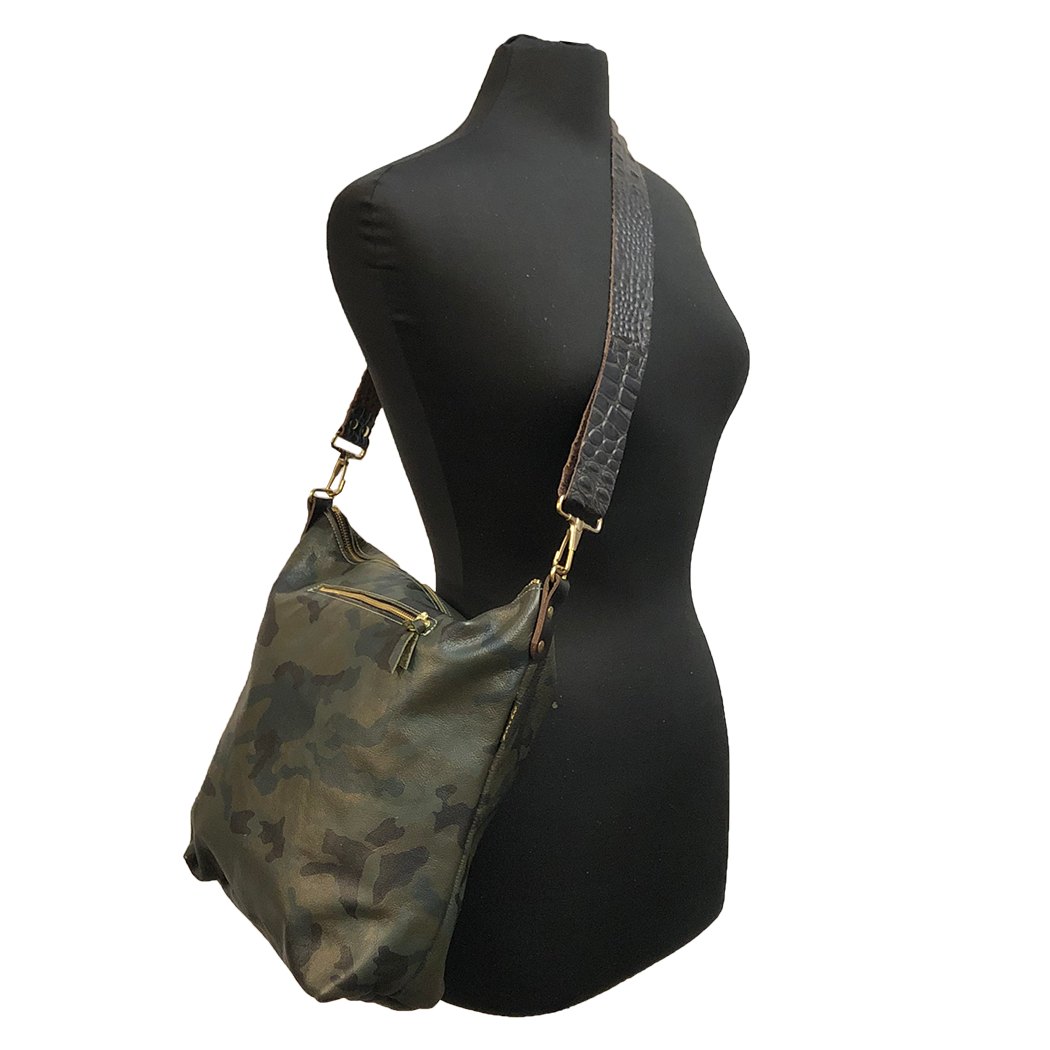 Zina Kao Exclusives - Wholesale Crossbody Bag - Women's - The Metallic Lakeshore Crossbody Bag - 3 sizes!18