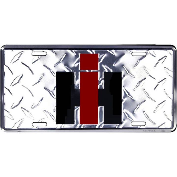 Diamètre de la moissonneuse internationale - Plaque d'immatriculation pour la vente par Signs 4 Fun