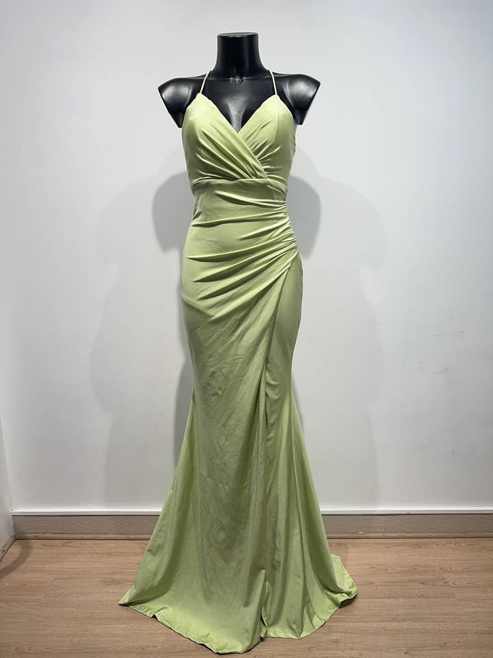 Robe longue sirène H-2109 pour la vente par Invitadissimas