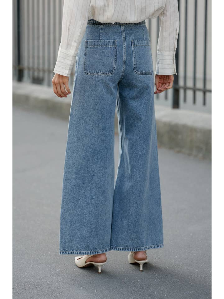 denim vintage Jean Lydie for wholesale on Faire3