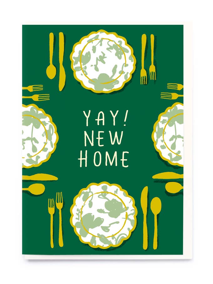 YAY! New Home housewarming card for wholesale by Noi Publishing