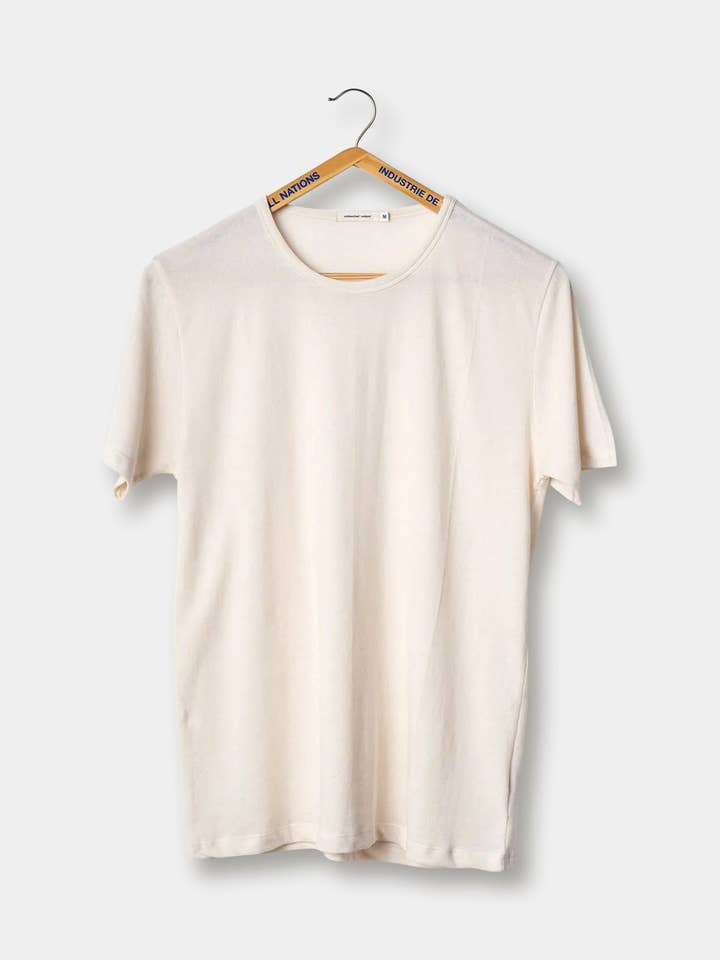 Undyed Pique Crewneck T-shirt for wholesale on Faire