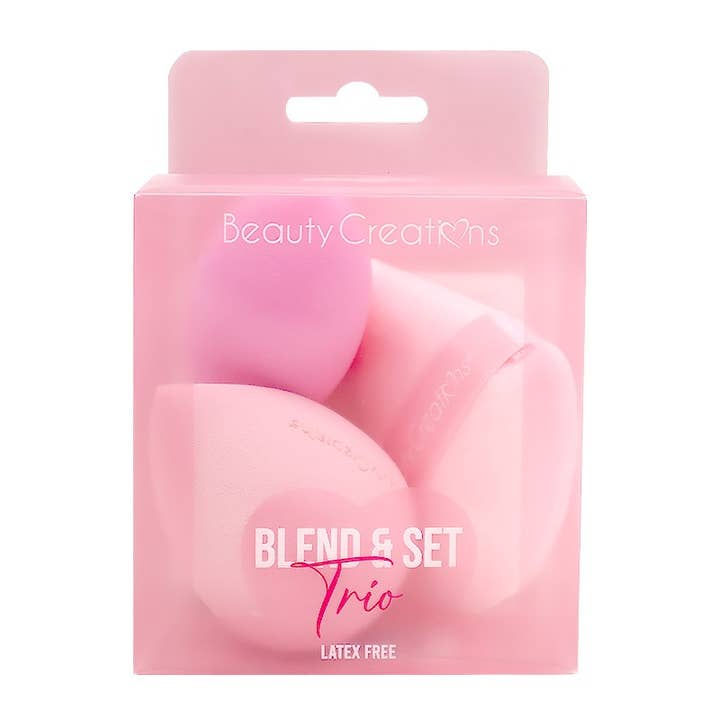 PINEAPPLE Beauty - Wholesale Makeup Sponge/Blender - Beauty Creations BC-BTS Blend & Set Trio - 12pc