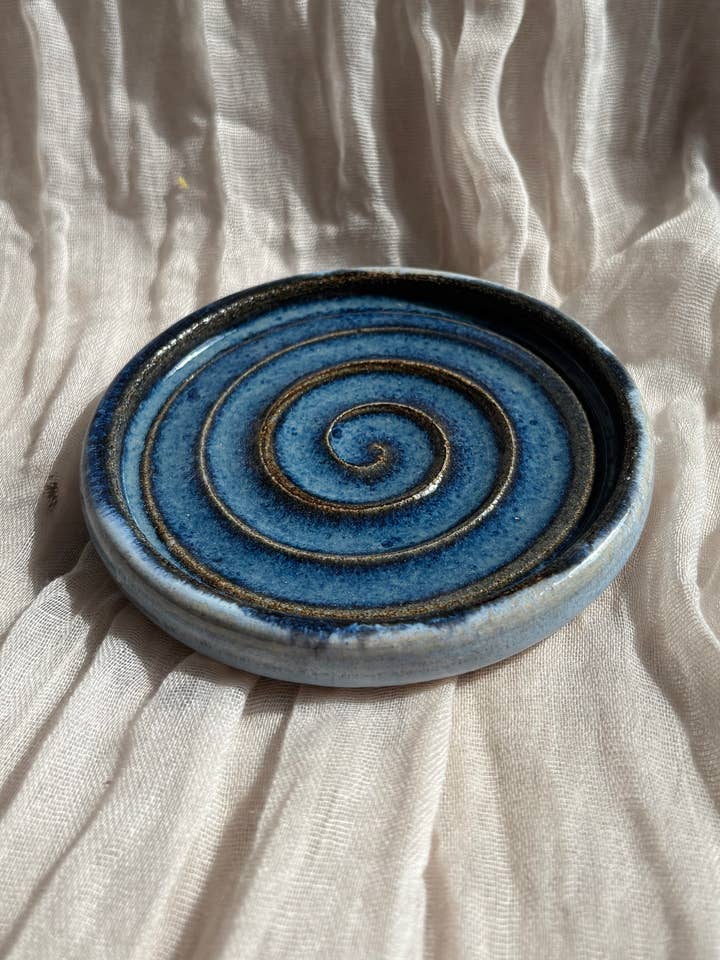 Sea Fever Soap Dish for wholesale by Charlotte Manser Ceramics